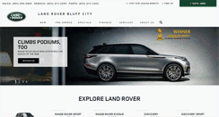 Desktop Screenshot of landroverbluffcity.com